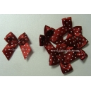 Dotty Bows - Marroon