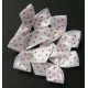 Dotty Bows - White - Red Dots