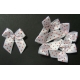 Dotty Bows - White - Red Dots