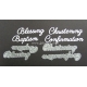 BRITANNIA DIES - BLESSING BAPTISM CHRISTENING CONFIRMATION WORD SET - MULTIBUY - 033 & 034