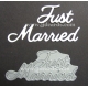 BRITANNIA DIES - JUST MARRIED - LARGE FONT WORD SET