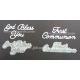 BRITANNIA DIES - GOD BLESS YOU & FIRST COMMUNION WORD SETS