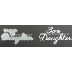 BRITANNIA DIES - DAUGHTER SON - LARGE FONT WORD SET