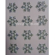 Rhinestone Snowflake Flowers - 25mm Aurora Borealis