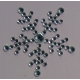 Rhinestone Snowflakes - 35mm Clear