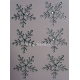Rhinestone Snowflakes - 35mm Clear