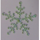 Rhinestone Snowflakes - 35mm Aurora Borealis