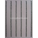 2mm Rhinestud Strips - Gun Metal