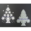 BRITANNIA DIES - SNOWFLAKE CHRISTMAS TREE SMALL - 176