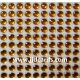 Amber Flat Gems - 4mm