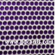 Purple Flat Gems - 3mm