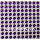 Purple Flat Gems - 4mm