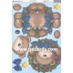 Kanban Christmas Wobbler - Bear