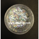 Silver Holographic Stripe - Glitter Strands