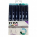 Prism Craft Markers Set 10- Turquoises x 6 Pens