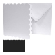 8 x 8 Square Scalloped Edge Cards & Envelopes - BC51012