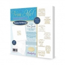 Hunkydory - Trim Me! Foiled Insert Pad - Happy Birthdays Gold