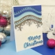  Hunkydory - Moonstone Dies - Poinsettia Border Strips - MSTONE1049