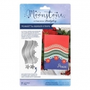  Hunkydory - Moonstone Dies - Poinsettia Border Strips - MSTONE1049