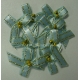 Beaded Bows - Baby Blue/Gold