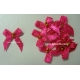 Beaded Bows - Shocking Pink/Gold