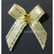 Beaded Bows - Champagne/ Gold