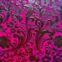 Floral Scroll - Magenta