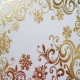 Gold Snowflake Scrolls