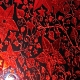 Poinsettia - Black Lastra - Red Foiled