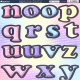 Large Upper & Lowercase Letter - Pink