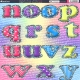 Large Upper & Lowercase Letters - Vivid Pink