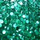 Chunky Glitter Card - Green